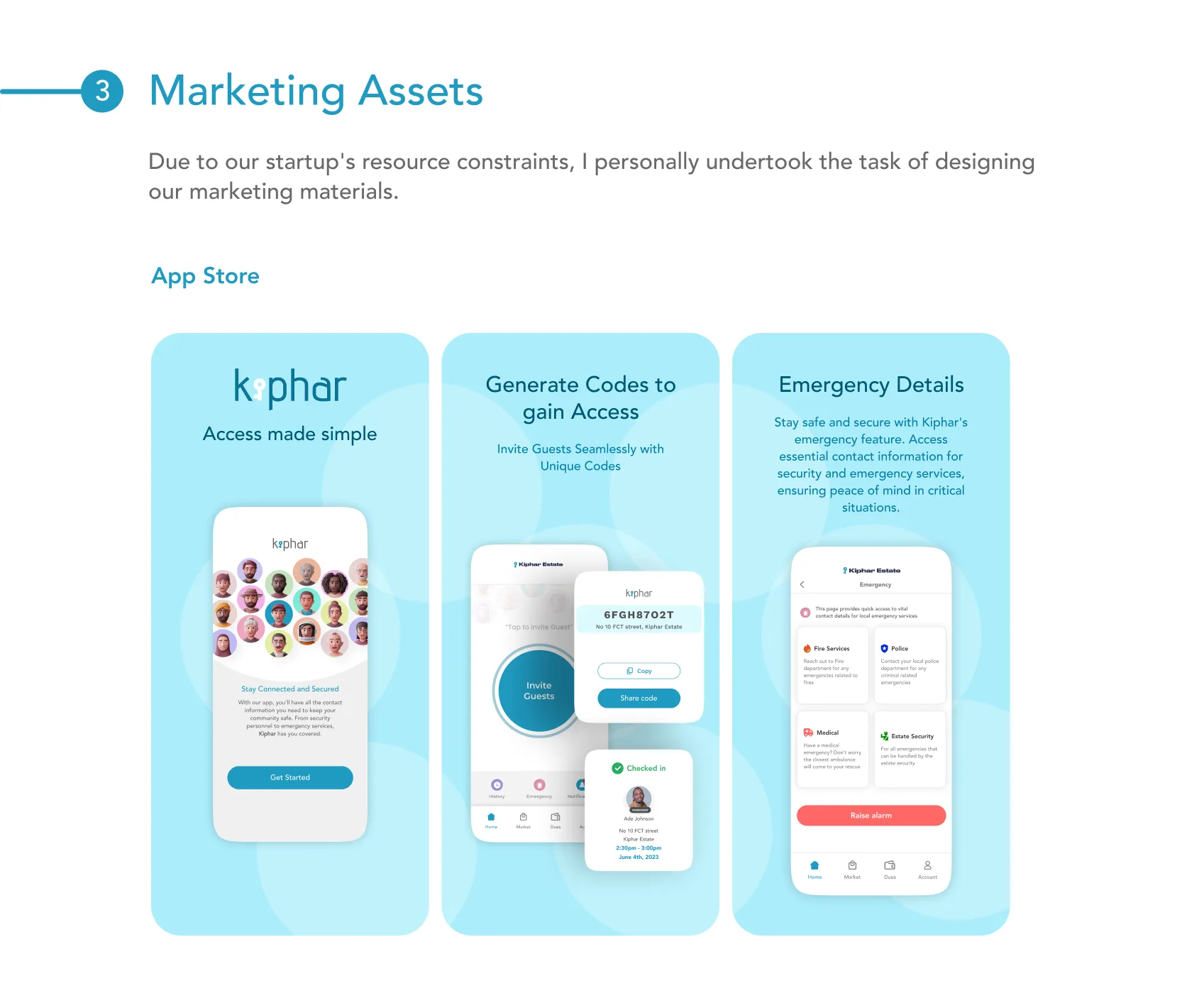Kiphar App Store screenshots